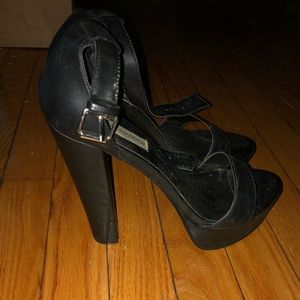 Size 10 Steve Madden Ankle Strap Heels